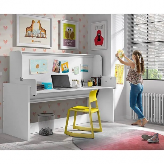 Vipack Kirjutuslaud/voodi Denver (valge)