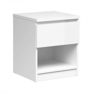 Öökapp Naia (valge kõrgläige) Öökapp Naia (valge kõrgläige)