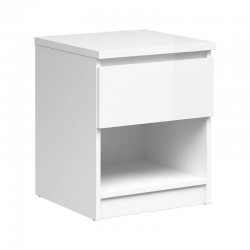 Öökapp Naia (valge kõrgläige)