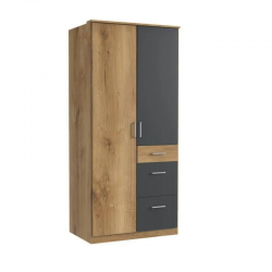 Riidekapp Click 624 (antratsiit/tammeplank)