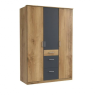 Riidekapp Click 625 (antratsiit/tammeplank)