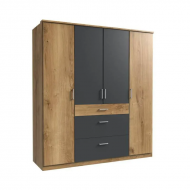 Riidekapp Click 626 (antratsiit/tammeplank)