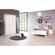 Voodi Landwood 140x200 cm (valge)