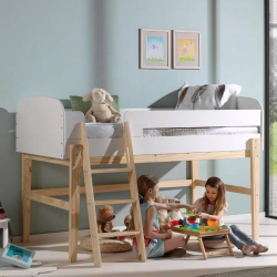 Poolkõrge voodi Kiddy 90x200 cm