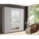 Riidekapp Anna 180 cm (valge tamm/kroom) Riidekapp Anna 180 cm (valge tamm/kroom)