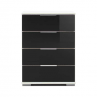 Öökapp Easy Plus (valge/must klaas)