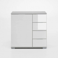 Kummut Easy Plus (valge/valge kõrgläige)