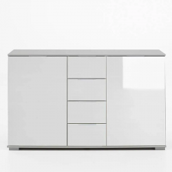 Kummut Easy Plus (valge/valge kõrgläige)