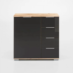 Kummut Easy Plus (tammeplank/hall klaas)