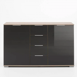 Kummut Easy Plus (tamm/hall kõrgläige)