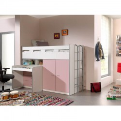 Narivoodi Bonny (valge/roosa)