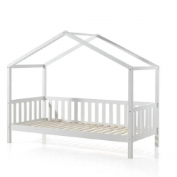 Vipack Majavoodi Dallas äärtega 90x200 cm (valge)