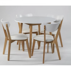 Söögilaud Veneto D90 cm (valge)