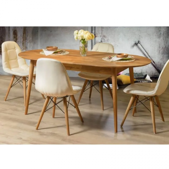 Söögilaud Bjorn 170x90 cm (õlitatud tamm)