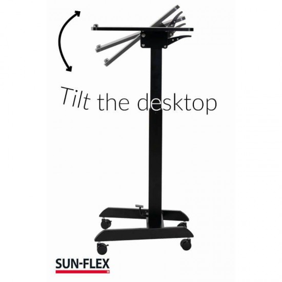 Reguleeritav arvutilaud Sun-Flex Pro (must)