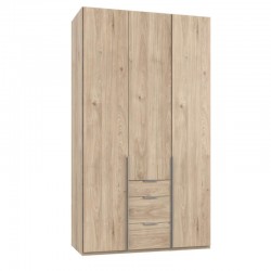 Riidekapp New York A (hickory tamm) 135cm