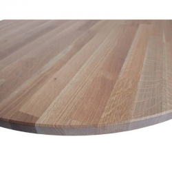 WOOOD Lauaplaat ovaalne 90x220 cm (õlitatud tamm)