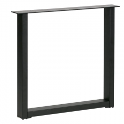 WOOOD Lauajalg Tablo U 1tk (must)