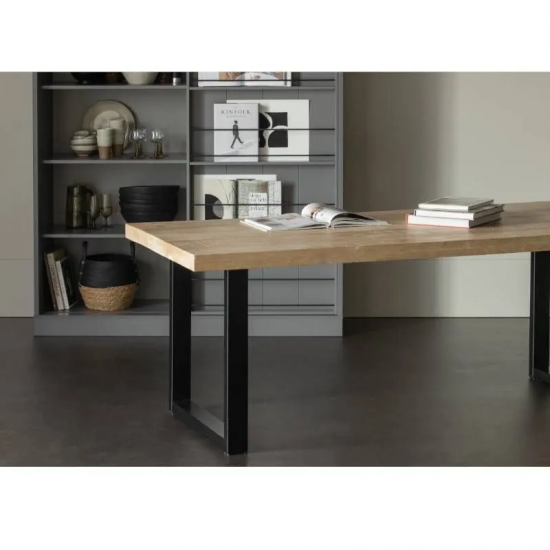 WOOOD Söögilaud Tablo 90x180 cm (kalasaba/mango)