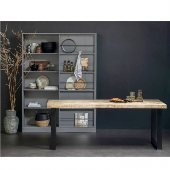 WOOOD Söögilaud Tablo 90x180 cm (kalasaba/mango)