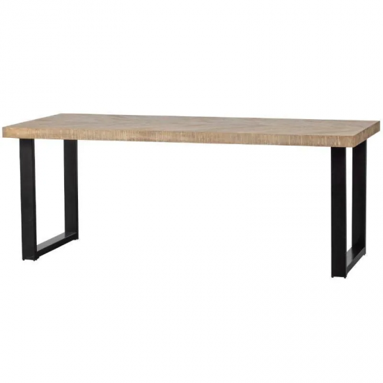 WOOOD Söögilaud Tablo 90x180 cm (kalasaba/mango)