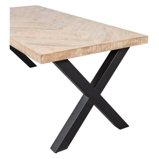 WOOOD Söögilaud Tablo 90x200 cm (kalasaba/mango)