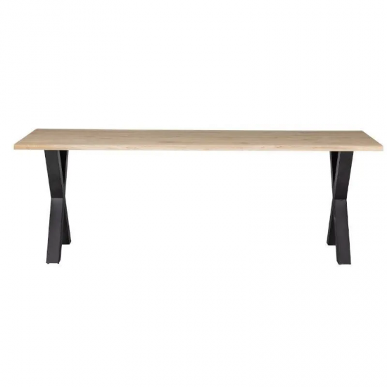 WOOOD Söögilaud Tablo 90x180 cm (tamm/must)