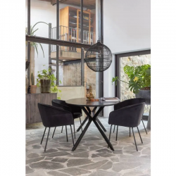 WOOOD Söögilaud Bruno (matt must)