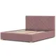 Pesukastiga voodi Babine 180x200 cm (vanaroosa Monolith 63)