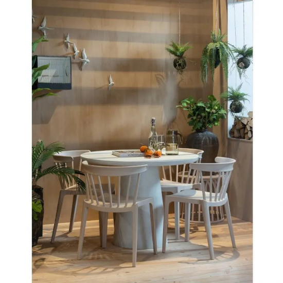 WOOOD In&Out söögilaud Damon (valge)