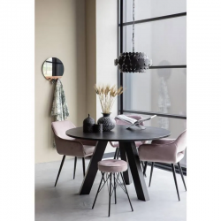 WOOOD söögilaud D129 Rhonda (must)