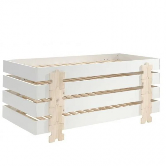 Vipack Moodulvoodi Modulo 90x200 cm (valge)