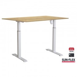 Reguleeritav töölaud Sun-Flex Adapt II (valge/kask)