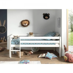 Vipack Voodi redeliga Pino 90x200 cm (valge)