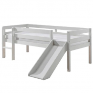 Vipack Voodi+liumägi+redel Pino 90x200 cm (valge)