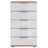 Kummut Easy Plus C (tammeplank/valge klaas)