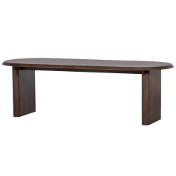 WOOOD Söögilaud Ellips 90x240 cm (pähkel)