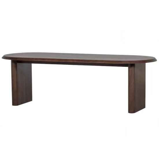 WOOOD Söögilaud Ellips 90x240 cm (pähkel)