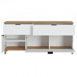 Tv-alus Plissee (valge/grandson)