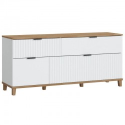 Tv-alus Plissee (valge/grandson)