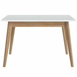 Söögilaud Plissee (valge/grandson tamm)