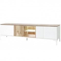 Tv-alus Verano (valge/hunton tamm)