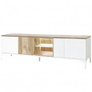 Tv-alus Verano (valge/hunton tamm)