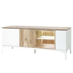 Tv-alus Verano (valge/hunton tamm)