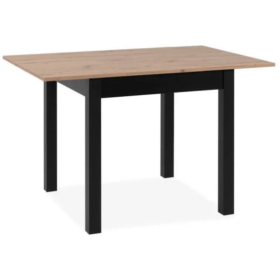 Pikendatav söögilaud Coburg 80-120 cm (artisan tamm/must)