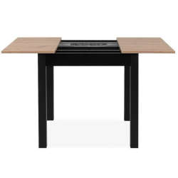 Pikendatav söögilaud Coburg 140-180 cm (artisan tamm/must)