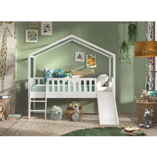 Vipack Majavoodi+redel+liumägi Dallas 90x200 cm (valge)