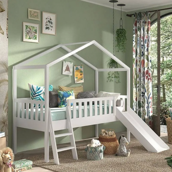 Vipack Majavoodi+redel+liumägi Dallas 90x200 cm (valge)