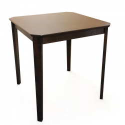 Söögilaud Loreta 75x75 cm (hele wenge)