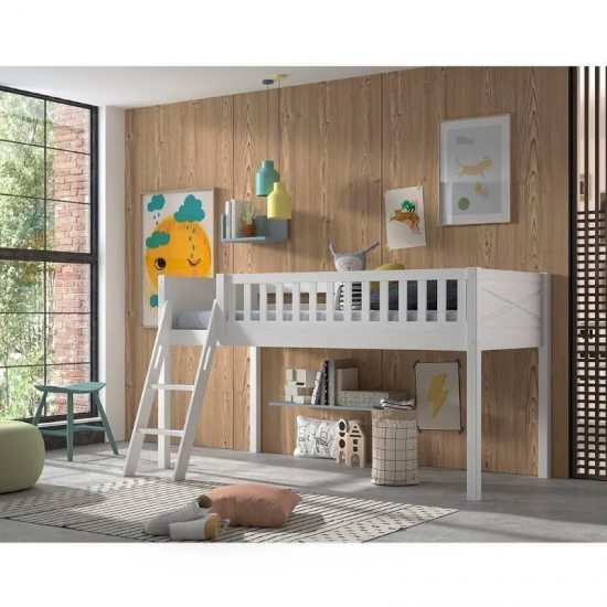 Vipack Voodi Scott 90x200 cm (valge)